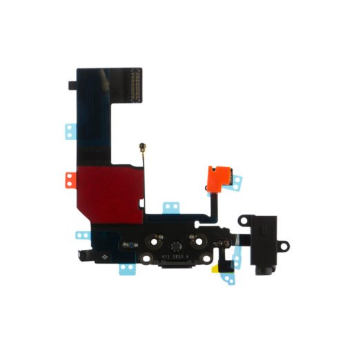 iphone5c charging port flex black 1