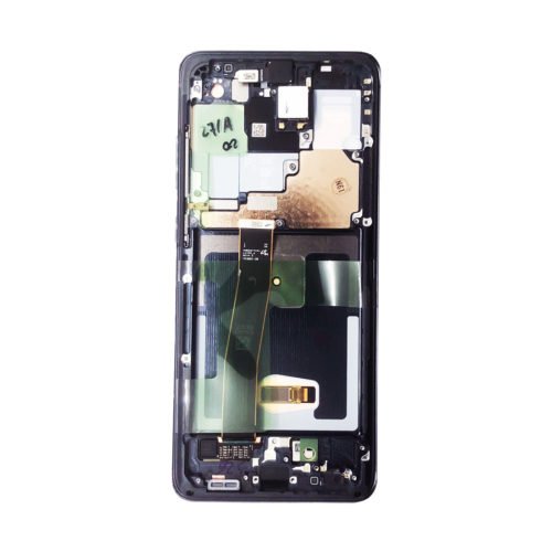 samsung galaxy s20ultra g988 oled assembly frame black 1