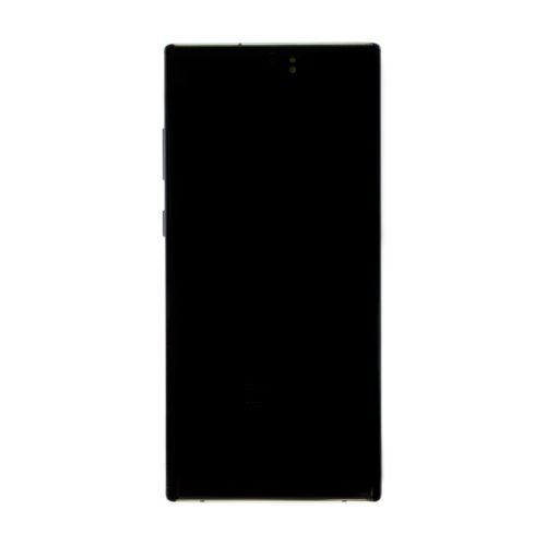 samsung galaxy note10plus oled lcd assembly frame silver