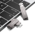 rotatable high speed flash drive type c usba 2