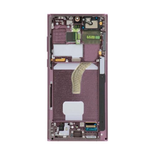samsung galaxy s22ultra 5g s908b oled assembly burgundy 1