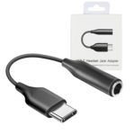 typec 3 5mm headphone jack adapter packaging black