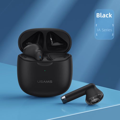 usams tws earbuds iaseries poster black
