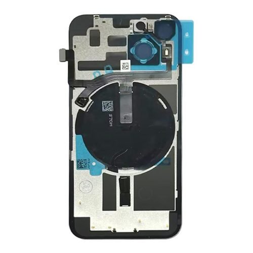 Back Glass +Steel Plate +Pre Installed MagSafe Magnet +NFC And Flashlight Flex For iPhone 14 Plus Red