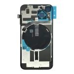 Back Glass +Steel Plate +Pre Installed MagSafe Magnet +NFC And Flashlight Flex For iPhone 14 RED