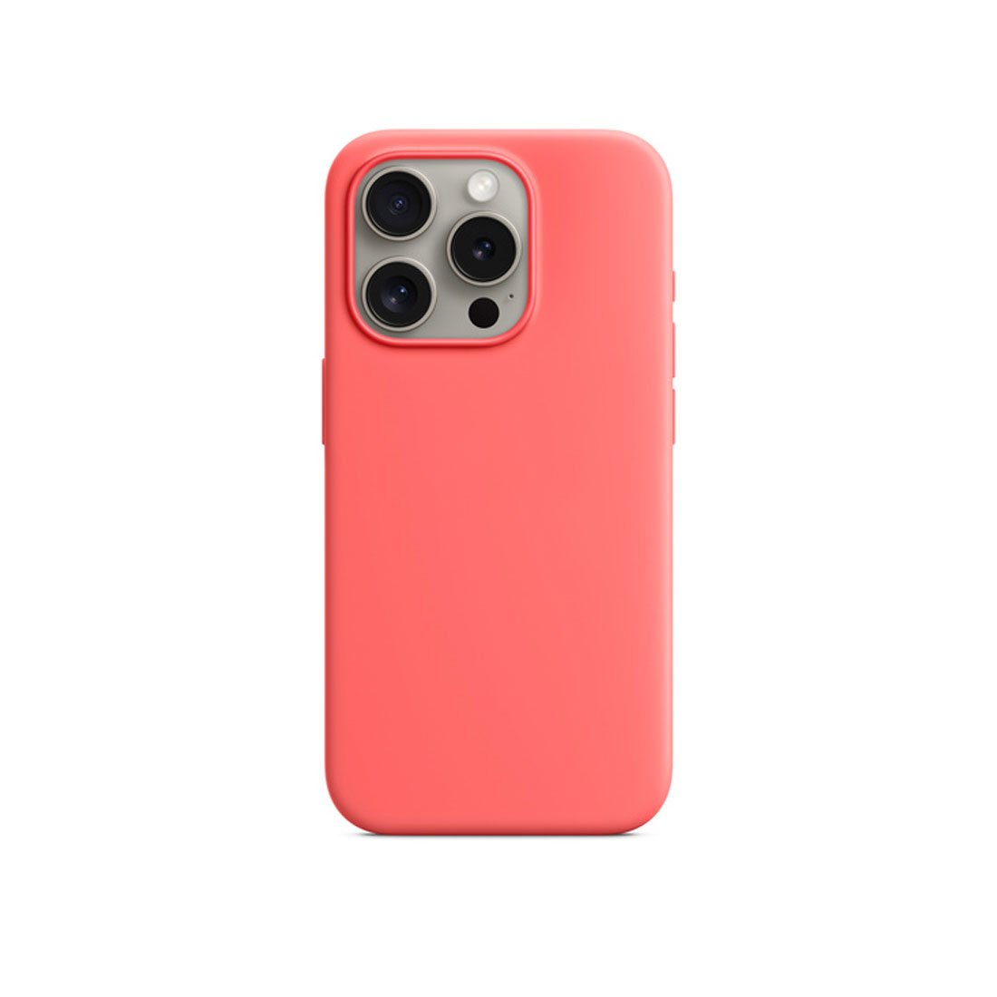 Silicone Case For iPhone 15 Pro Guava Silicone Case For iPhone 15 Pro Guava