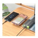 Hoco J127B PD20W Magnetic Wireless Power Bank With Digital Display White (10000mAh) 7