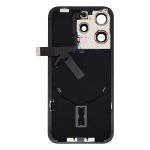 iPhone 15 Pro Back Glass +Steel Plate +Pre Installed MagSafe Magnet +NFC And Flashlight Flex (Blue Titanium) back