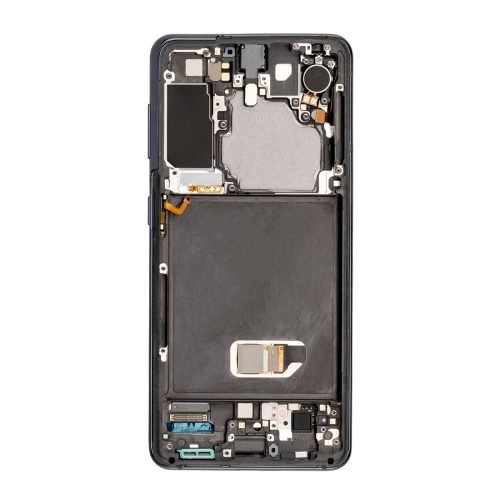 Samsung Galaxy S21 5G Oled Assembly +Frame +Fingerprint – Phantom Gray (Original Size SO+)