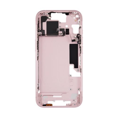 iPhone 15 Mid Frame Housing + Small Parts – Pink