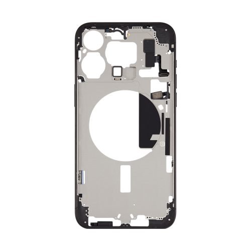 iPhone 15 Pro Max Mid Frame Housing + Small Parts – Black Titanium