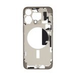 iPhone 15 Pro Max Mid Frame Housing + Small Parts – Natural Titanium