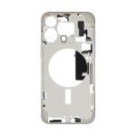 iPhone 15 Pro Max Mid Frame Housing + Small Parts – White Titanium