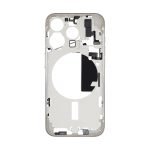 iPhone 15 Pro Mid Frame Housing + Small Parts – White Titanium