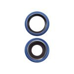 Metal Glass Lens Protection Compatible for iPhone 16 16 Plus – Ultramarine